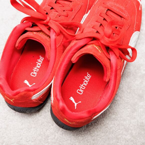 Puma Speedcat OG Red White Sneakers Racing Shoes Womens Size 10 EU 41 - Picture 15 of 15